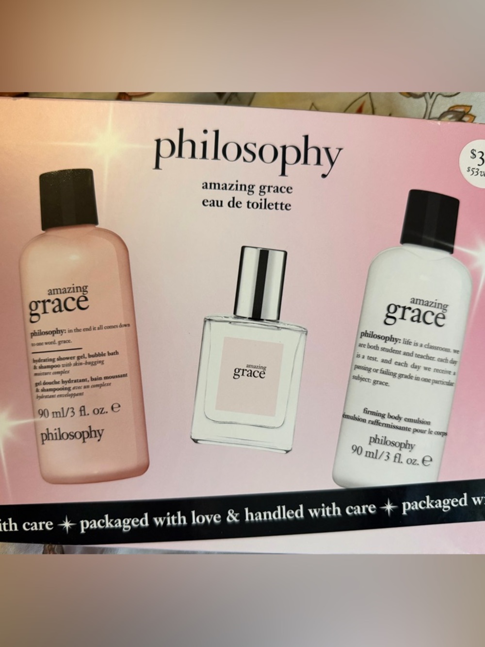 Philosophy Amazing Grace Set WITHOUT the perfume